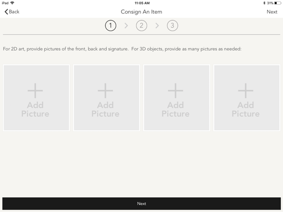 Ashbeys iPad screenshot 4 - Shopping app