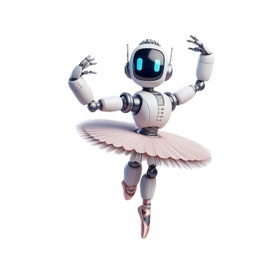 Ballet Robot Stickers