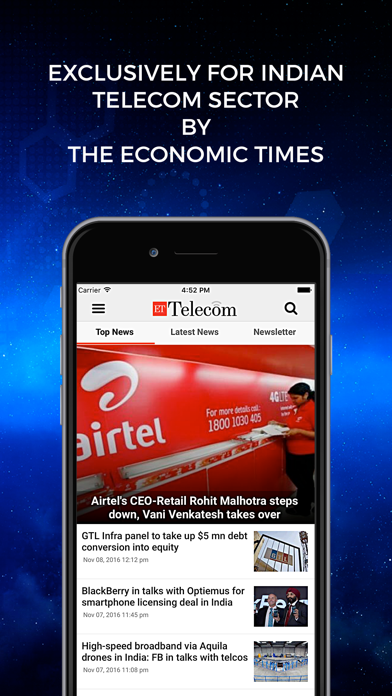 ETTelecom Screenshot