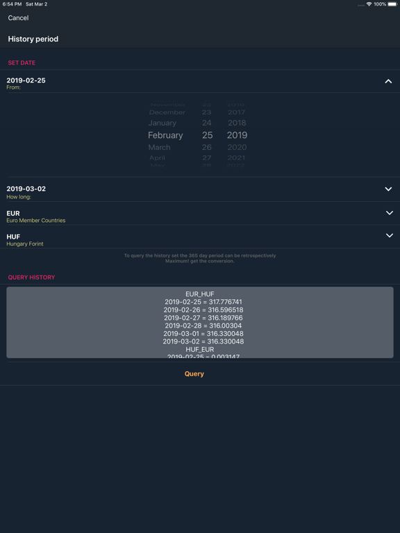 iCurrency Exchange Pro iPad screenshot 5 - Finance app