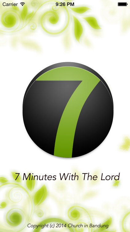 7 Minutes With The Lord