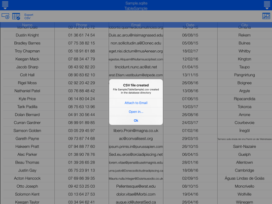 Ultimate Database iPad screenshot