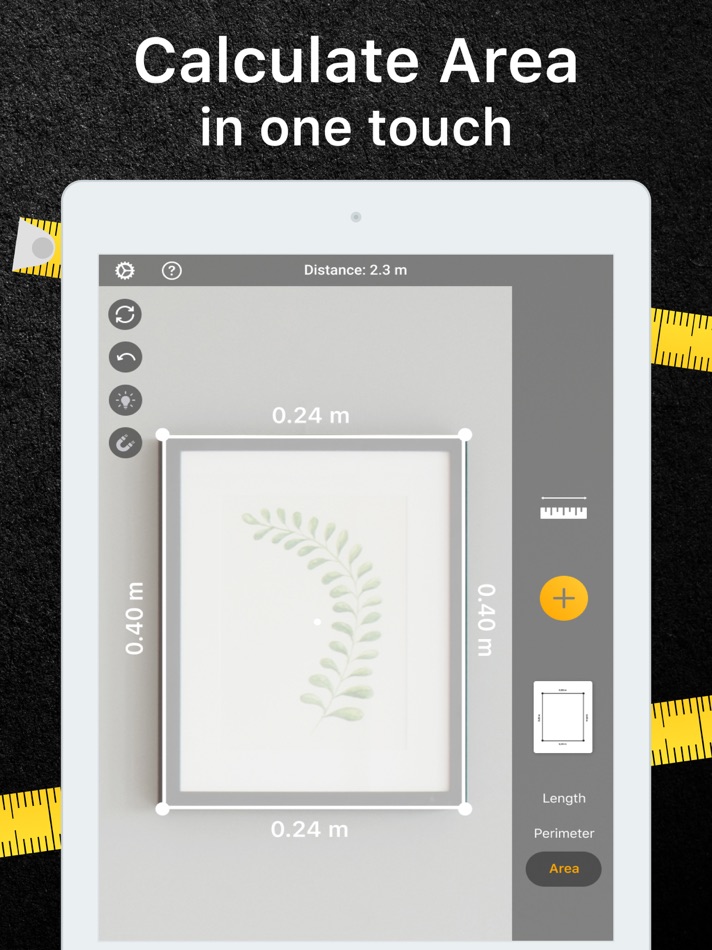 #5. Level Tool・Tape Measure Арр (iOS) 由: Free Style Dev LCC