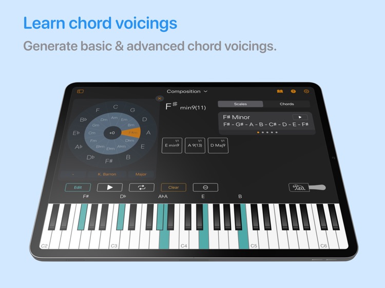 Chordio: compose & learn music screenshot-6