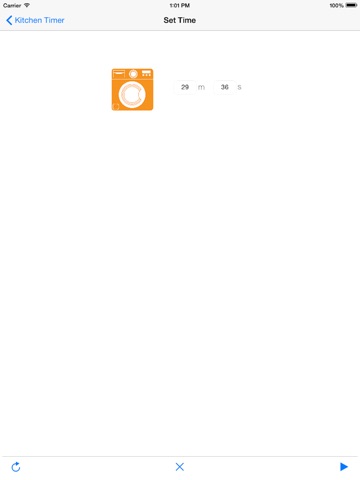 Kitchen Timer ( Alarm ) iPad screenshot
