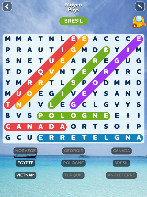 Screenshot #6 pour Mots Mêlés - Jeu de Mots