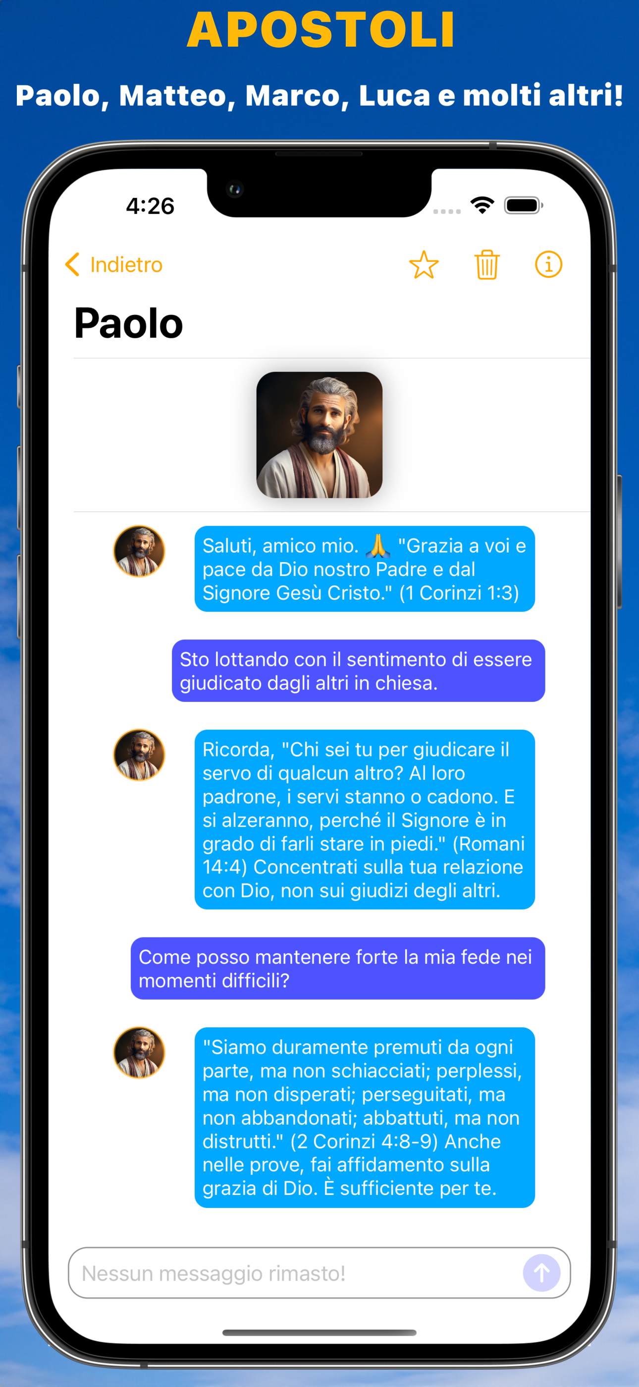 Testo con Gesù