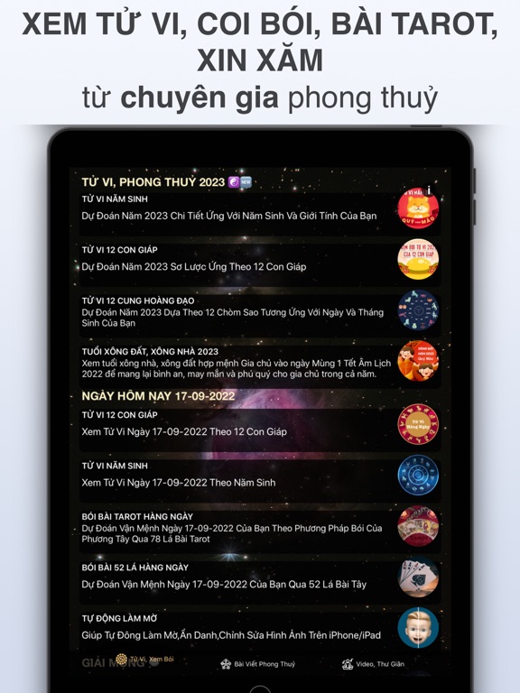 Screenshot #4 pour Xem Bói: Tử Vi 2025.Phong Thuỷ