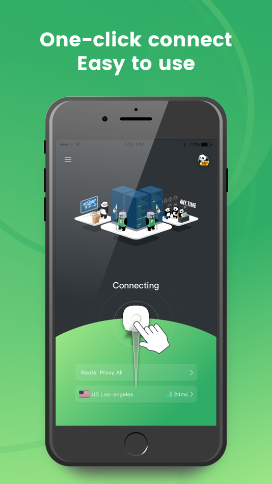 #5. PandaVPN Lite: Fast & Secure (iOS) 由: Wildfire Inc.