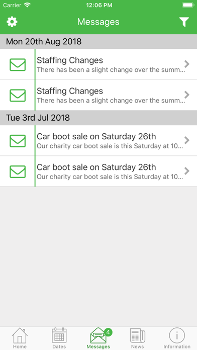 School App for Parents Screenshot