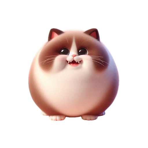 Fat Ragdoll Cat Stickers icon