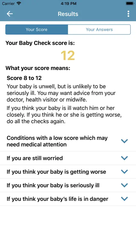 The Lullaby Trust Baby Check screenshot 4 of 5