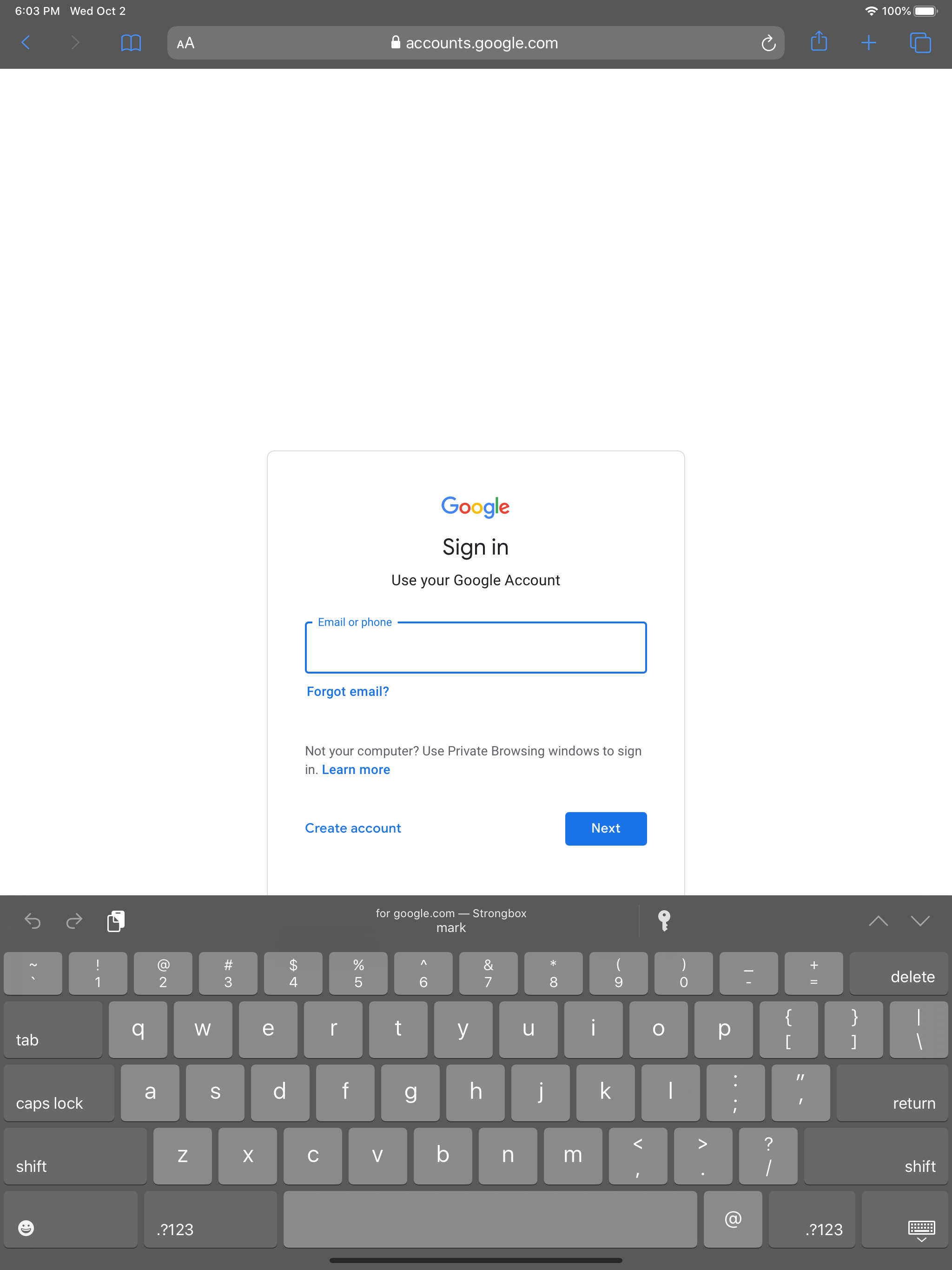 Strongbox - Password Manager