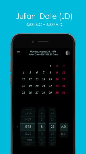 Calendar : 4500 BC to 4500 AD screenshot 1
