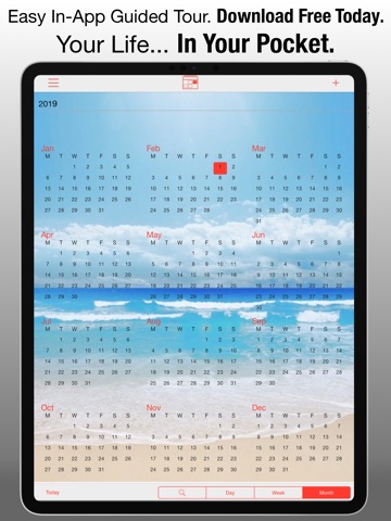 PocketLife Calendar iPad screenshot