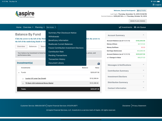 InvestLink iPad screenshot 5 - Finance app
