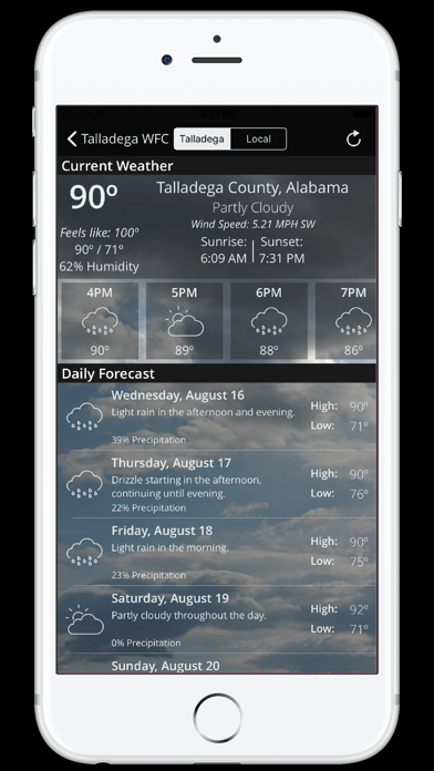 WFC app screenshot 2