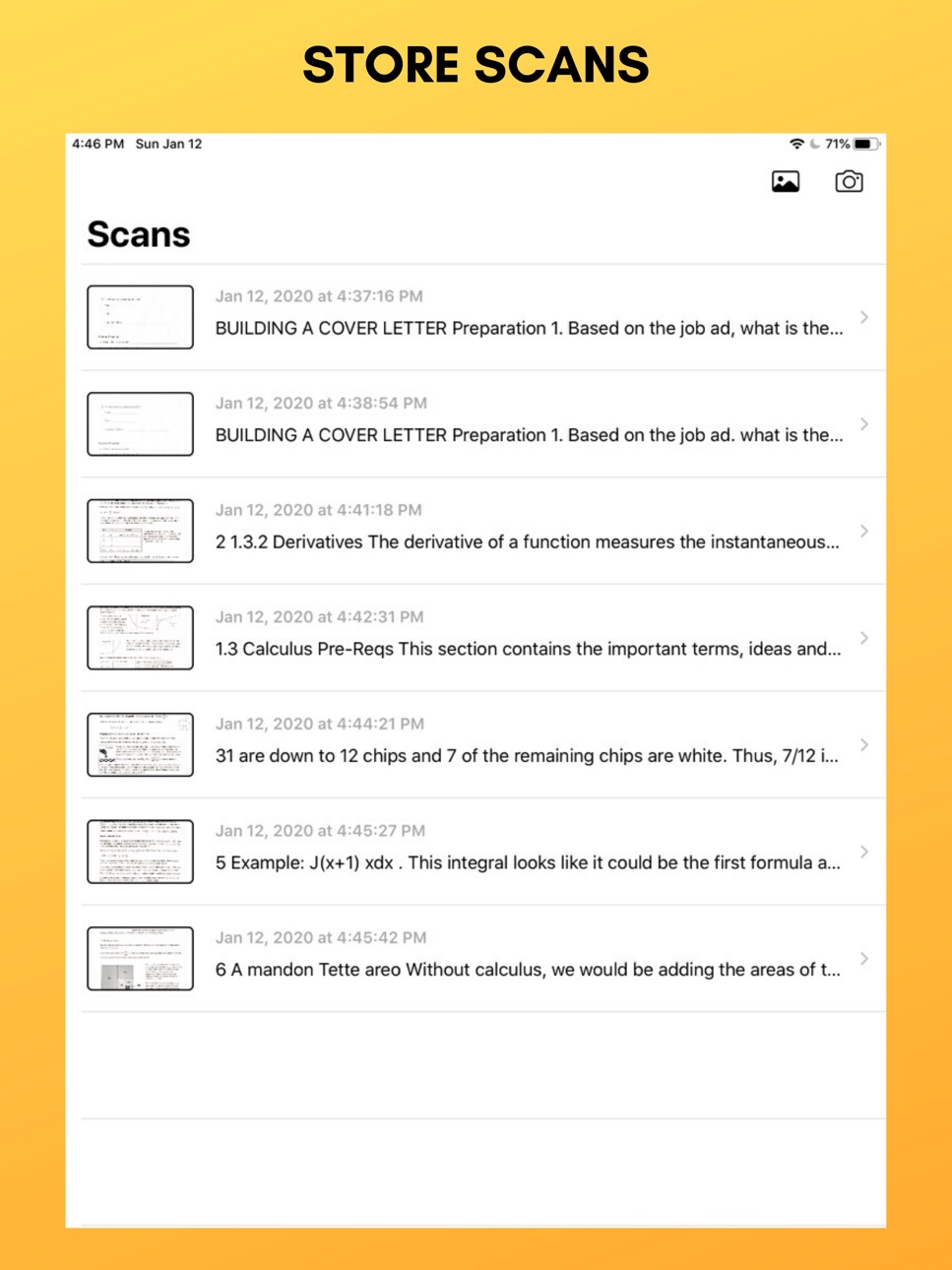 iPad screenshot