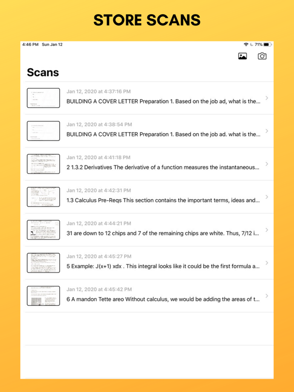 Text Scanner - Scan and Save iPad screenshot 4 - Productivity app