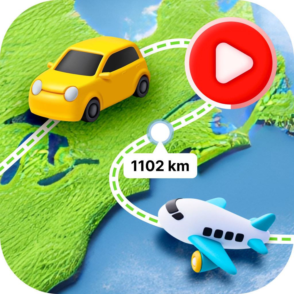 Get Travel Route Animation Video for iOS, iPhone, iPad Aso Report