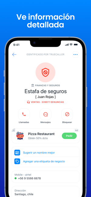 ‎Truecaller: Para bloquear spam Screenshot