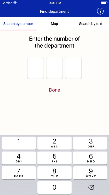 Departments of France - info