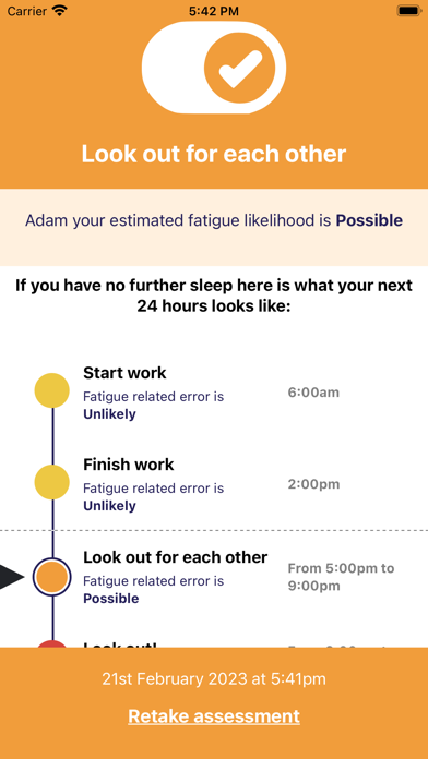 Fatiguefit4Duty Screenshot