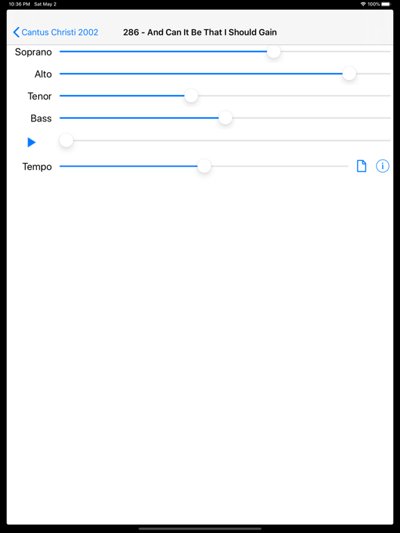 Sing Your Part iPad screenshot 4 - Music app