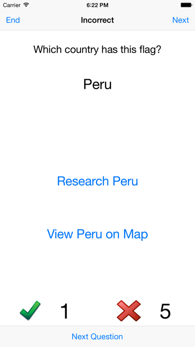 Geography Quiz Screenshot