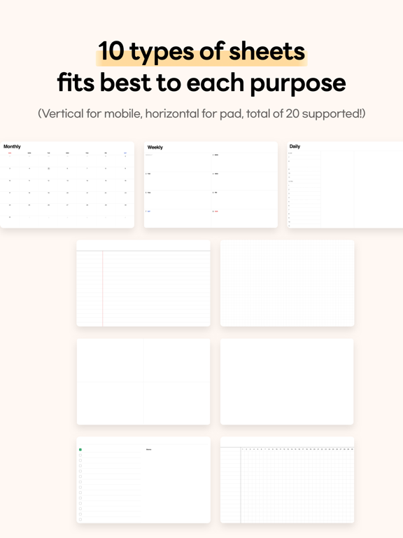 DAYOL : Journal, Calendar iPad screenshot 2 - Productivity app