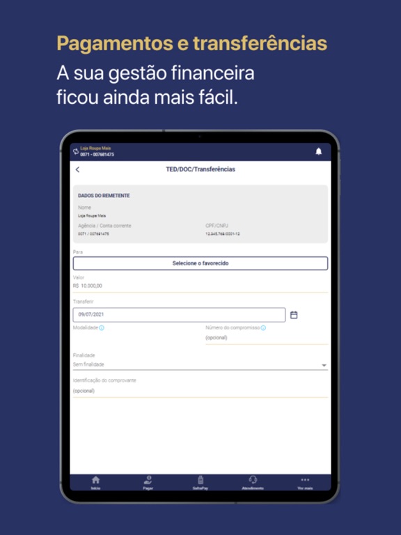 Screenshot #6 pour Safra Empresas: A sua conta PJ