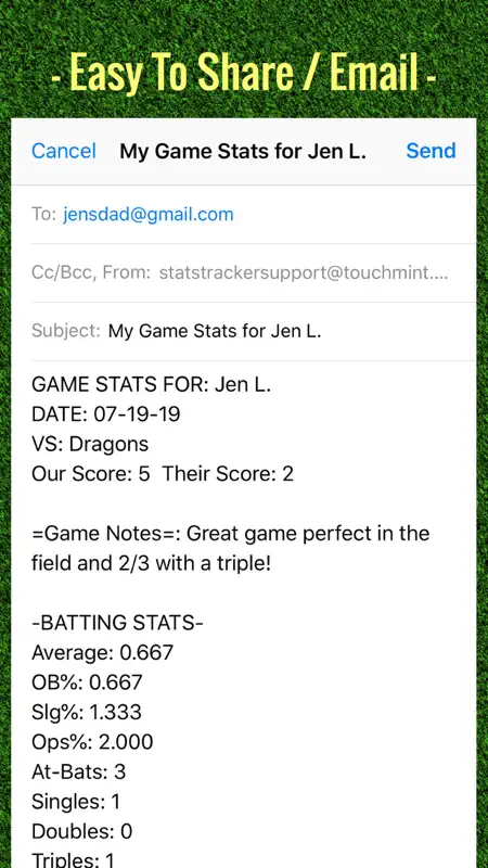 Softball Stats Tracker Pro screenshot 5 of 6