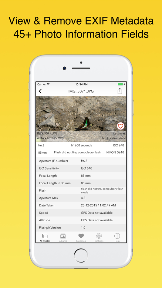 #4. EXIF Viewer by Fluntro (iOS) Por: Fluntro