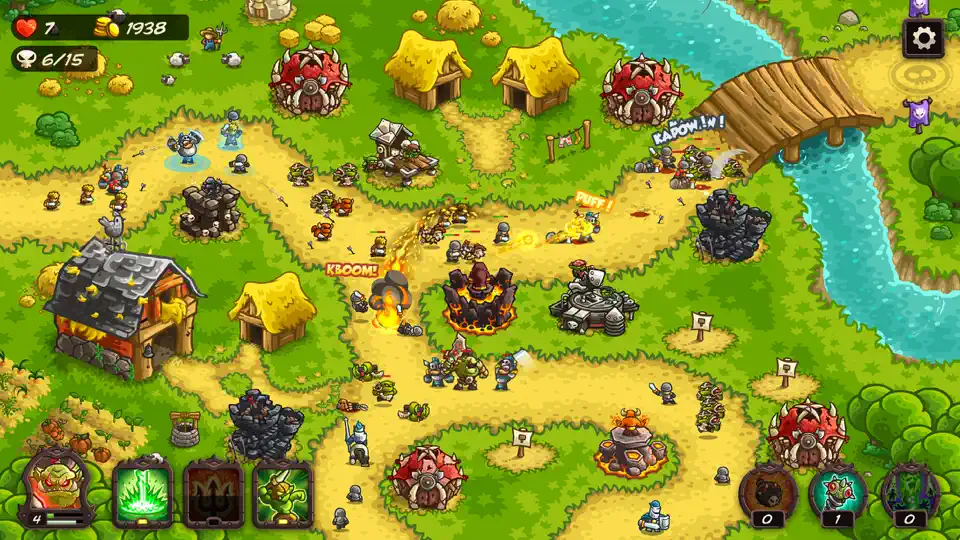 Screenshot von Kingdom Rush Vengeance TD+ auf dem iPhone 4