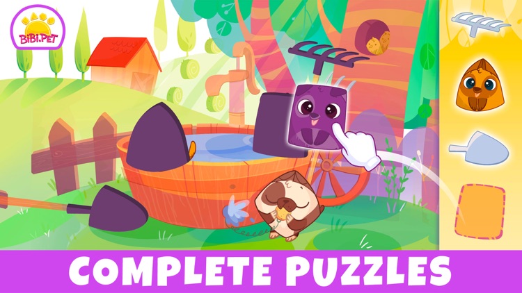 Bibi Farm Animals Games 4 Baby screenshot-4