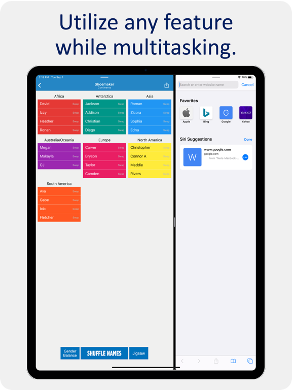 Popsicle Sticks: Teacher Picks iPad screenshot 10 - Education app