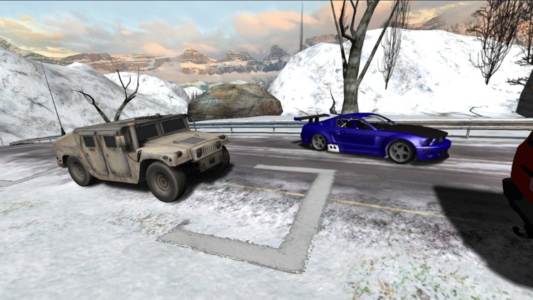 Snow Car Racing