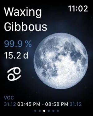 ‎Deluxe Moon Pro • App & Widget Screenshot