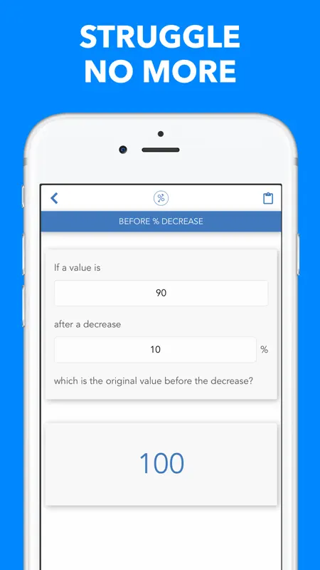 Percentages Calculator screenshot 5 of 5