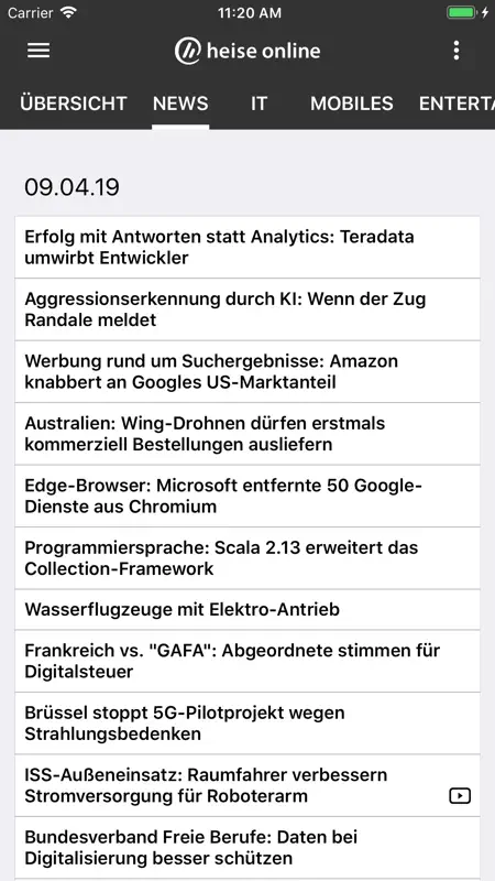 heise online | IT-News screenshot 3 of 6