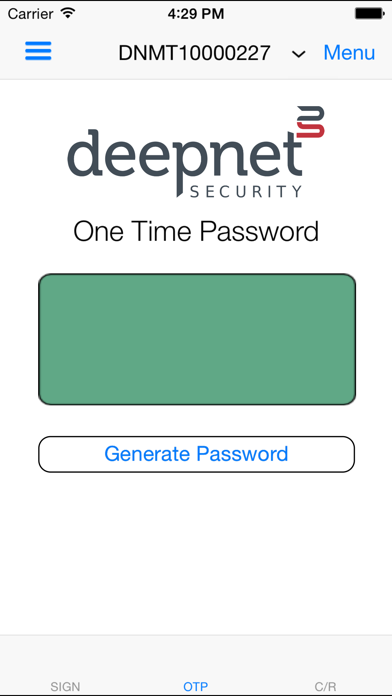 DeepNet MobileID (OOBA) Screenshot