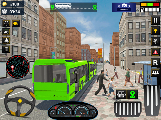 ビッグバスシミュレータードライビングゲーム Bus Gameのおすすめ画像5