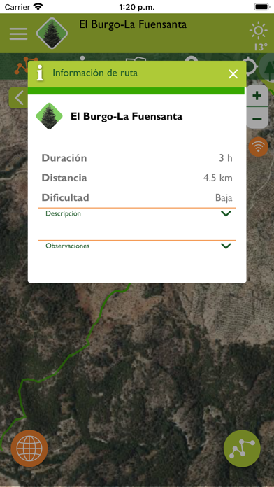 Parques Nacionales Screenshot