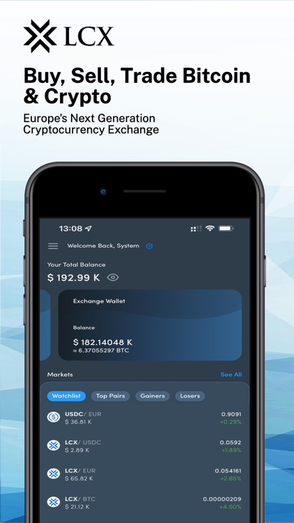 LCX: Regulated Crypto Exchange screenshot-0