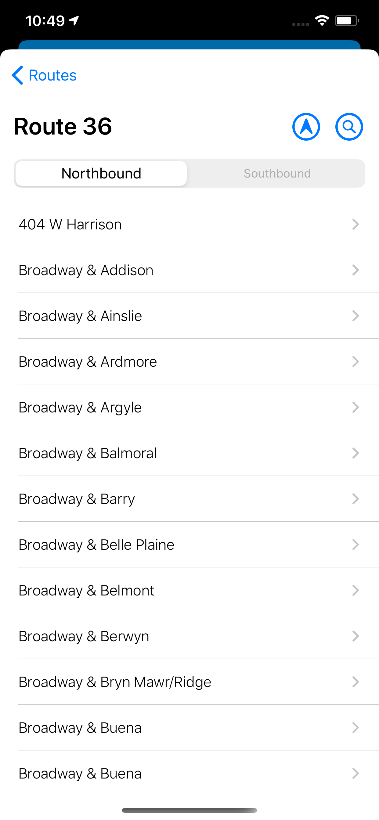 Transit Stop: CTA Tracker. screenshot 9
