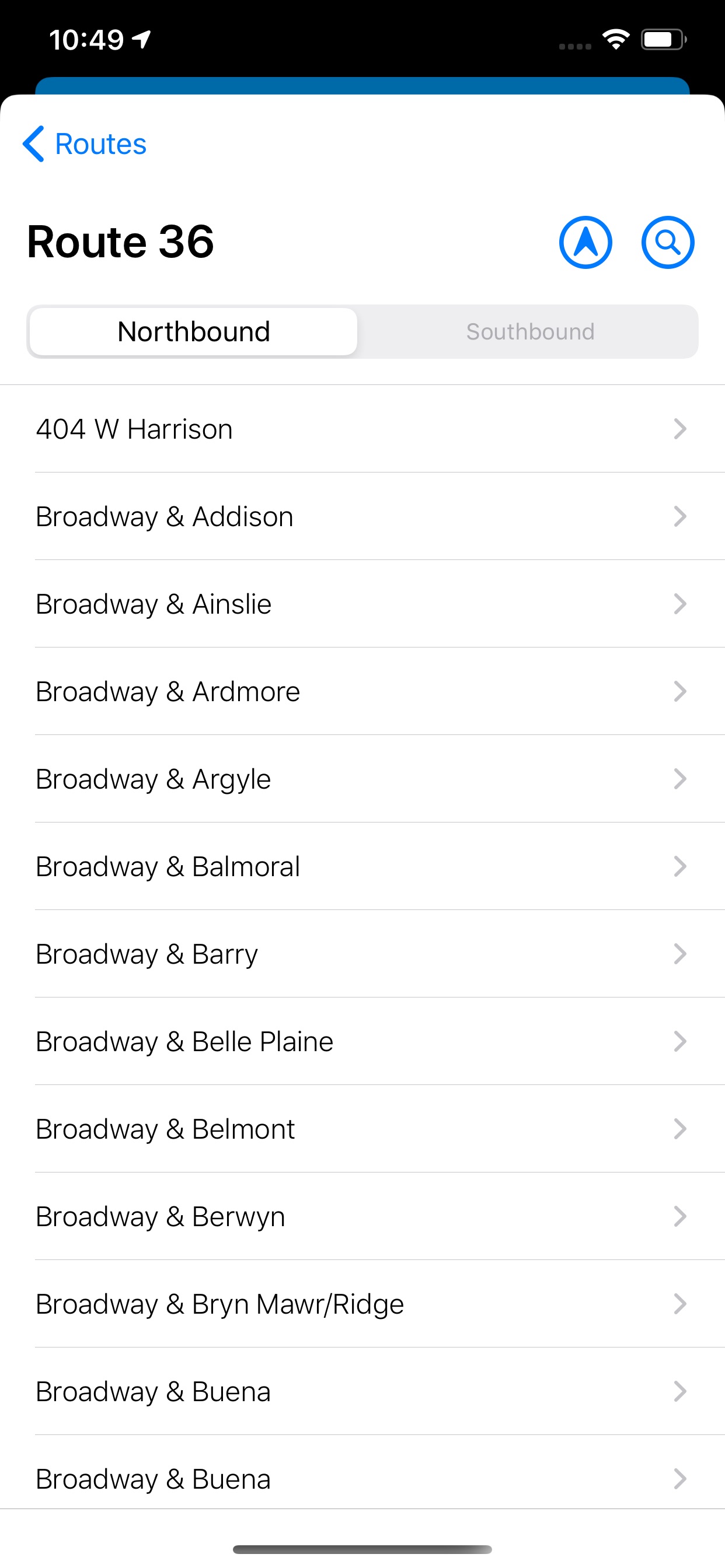 Transit Stop: CTA Tracker. screenshot 8