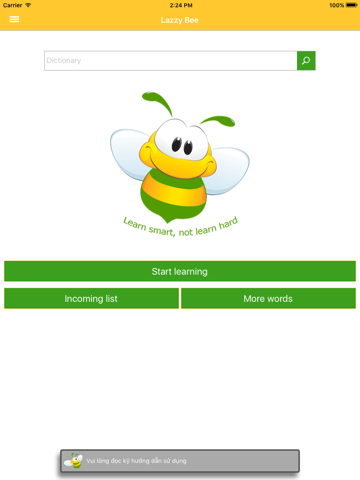 Lazzy Bee iPad screenshot 1 - Reference app