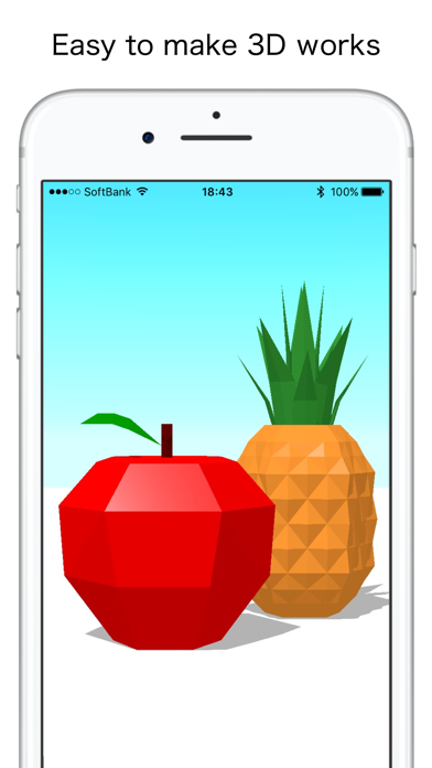 Tetra - Easy 3D Creation app screenshot