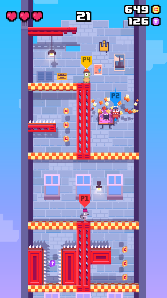 #10. Crossy Road Castle (iOS) 来自: HIPSTER WHALE