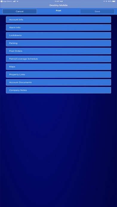 Destiny Mobile Screenshot